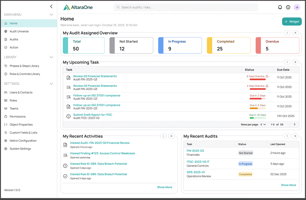 Dashboard Preview